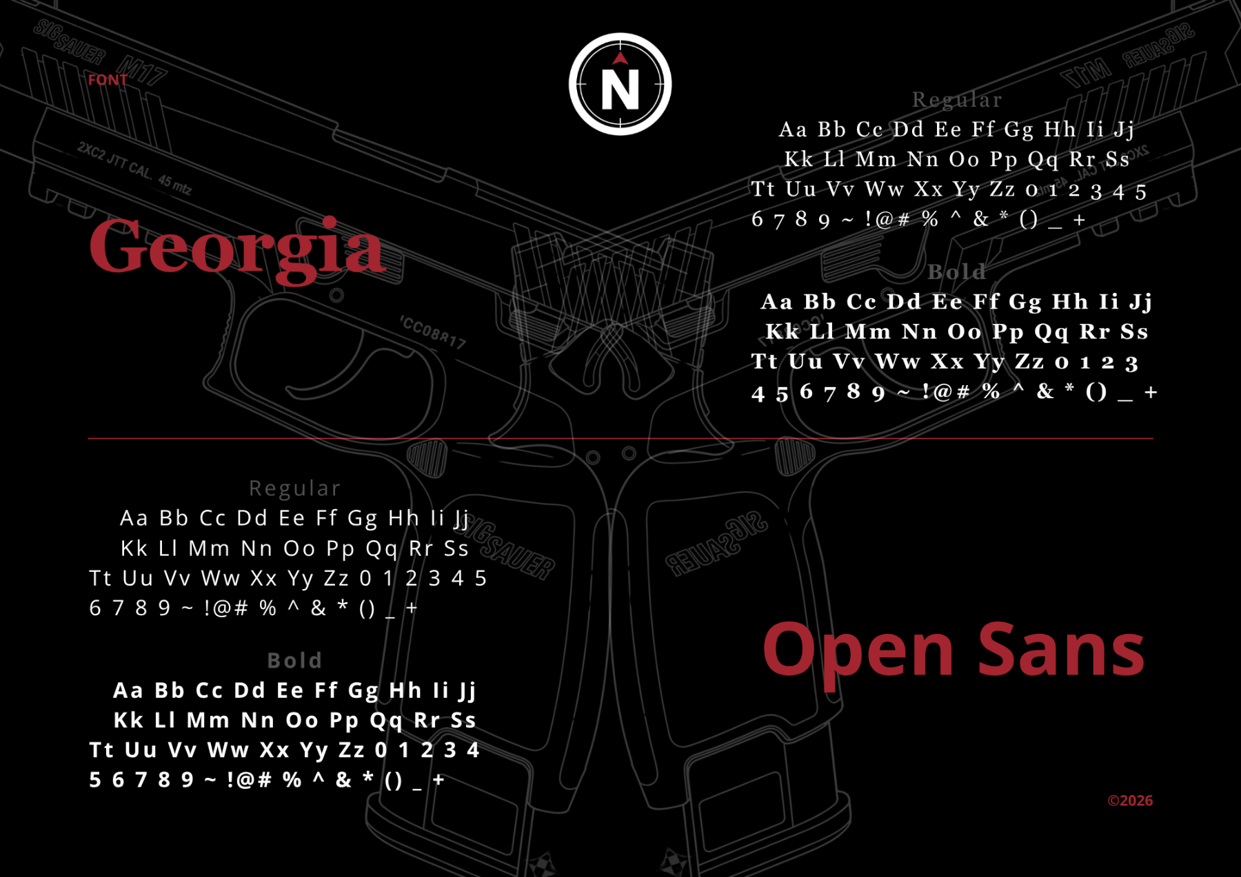 Brand typography